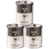 3X Paint Factory Brilliant White Gloss Tin Paint 300ml Tin Paint